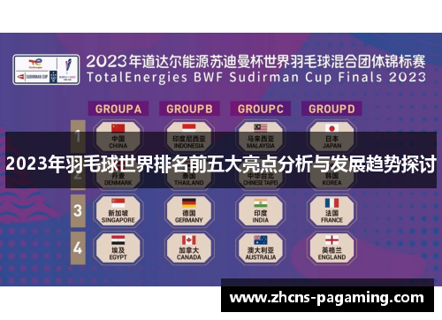 2023年羽毛球世界排名前五大亮点分析与发展趋势探讨