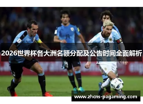 2026世界杯各大洲名额分配及公告时间全面解析